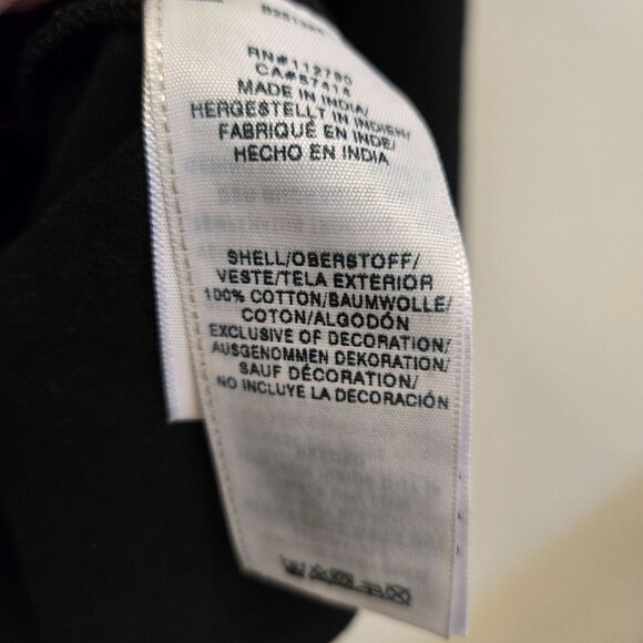 True Religion Y2K Mens S Black Red Long-Sleeve Rugby Polo Shirt Embroidered Logo - Picture 5 of 10